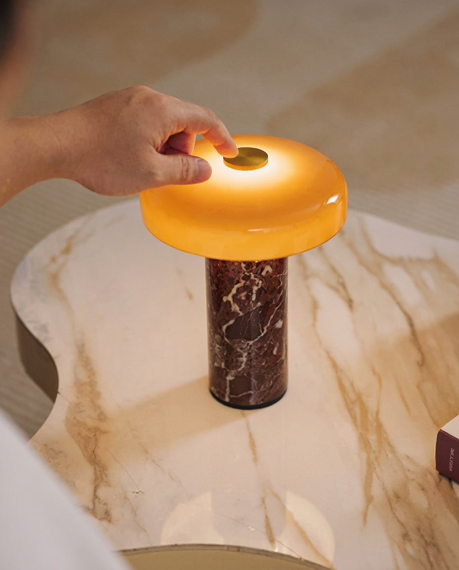 Corvella Cordless Marble Table Lamp – table lamp view 10