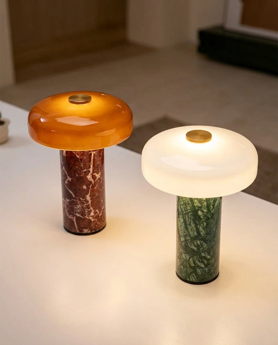 Corvella Cordless Marble Table Lamp – table lamp view 11