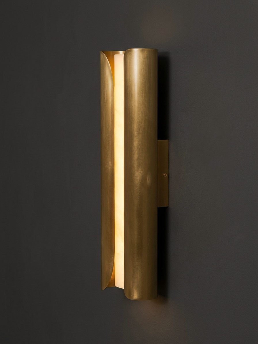 Cradled Alabaster LED Wall Sconce – product view 5