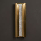 Cradled Alabaster LED Wall Sconce – product view 6