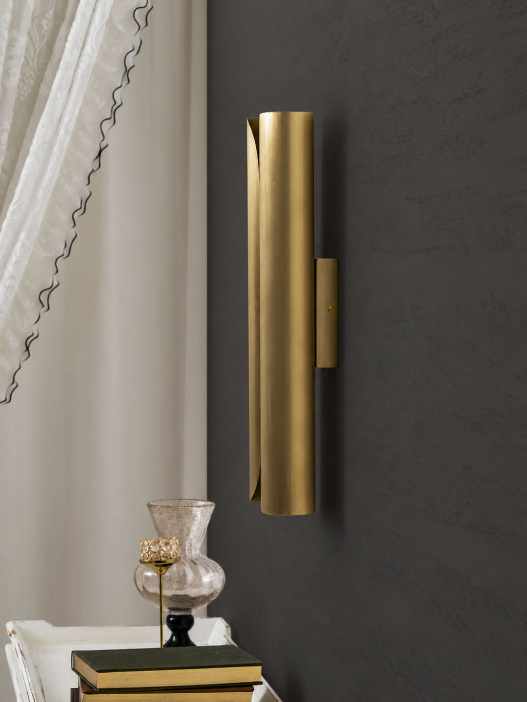 Cradled Alabaster LED Wall Sconce – product view 14