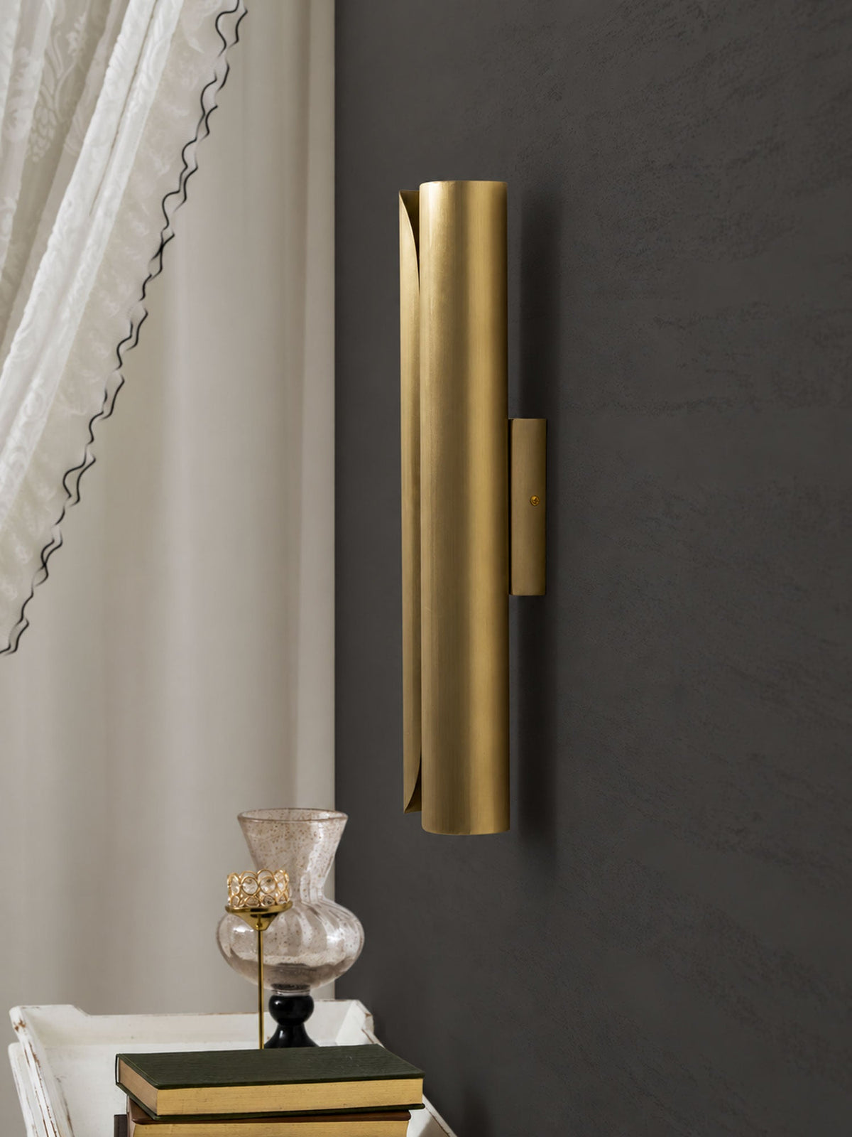 Cradled Alabaster LED Wall Sconce – product view 14