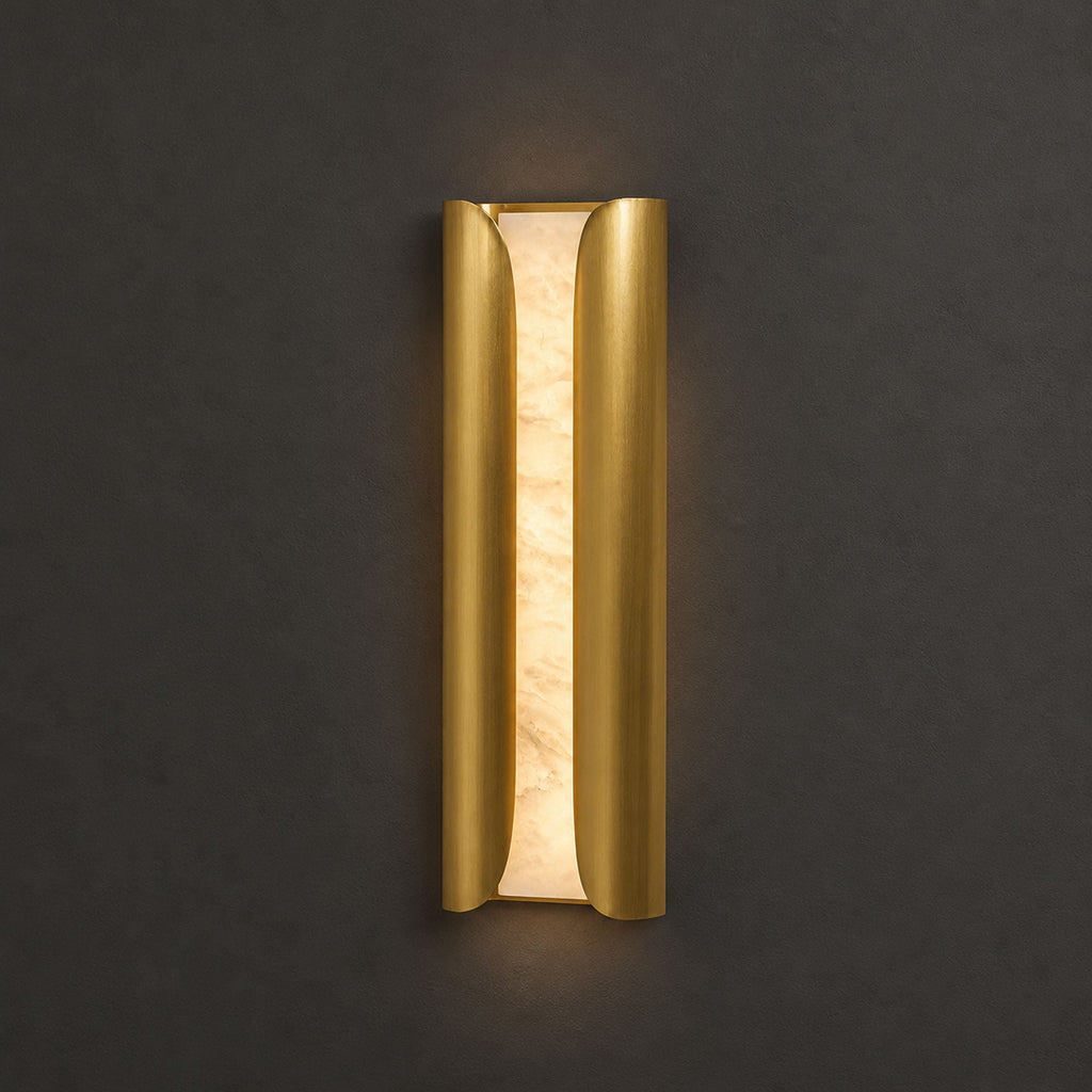 Cradled Alabaster LED Wall Sconce – product view 15