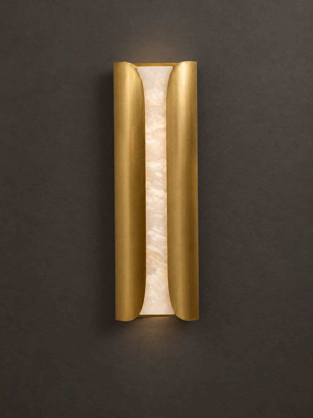 Cradled Alabaster LED Wall Sconce – product view 16