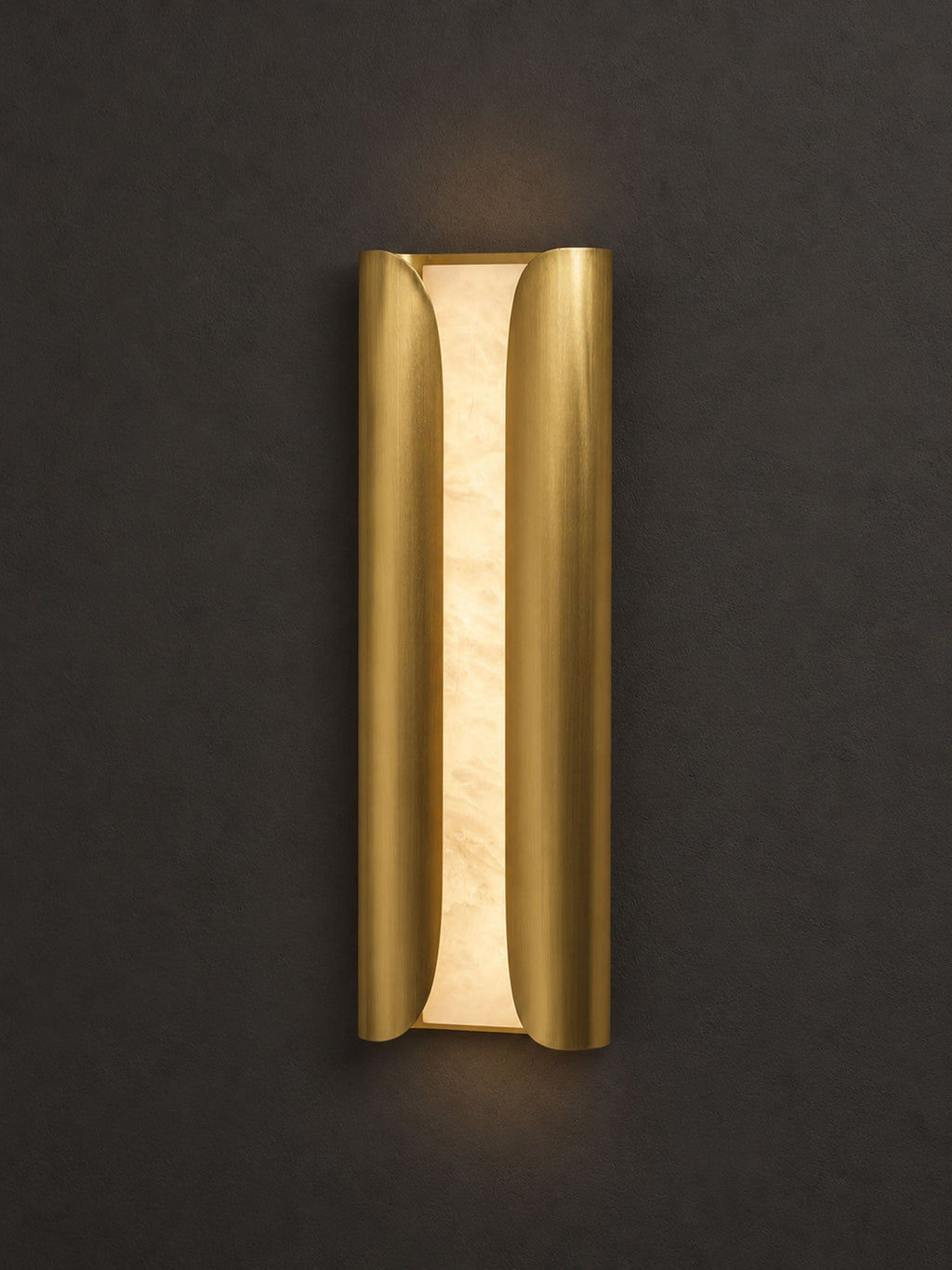 Cradled Alabaster LED Wall Sconce – product view 19