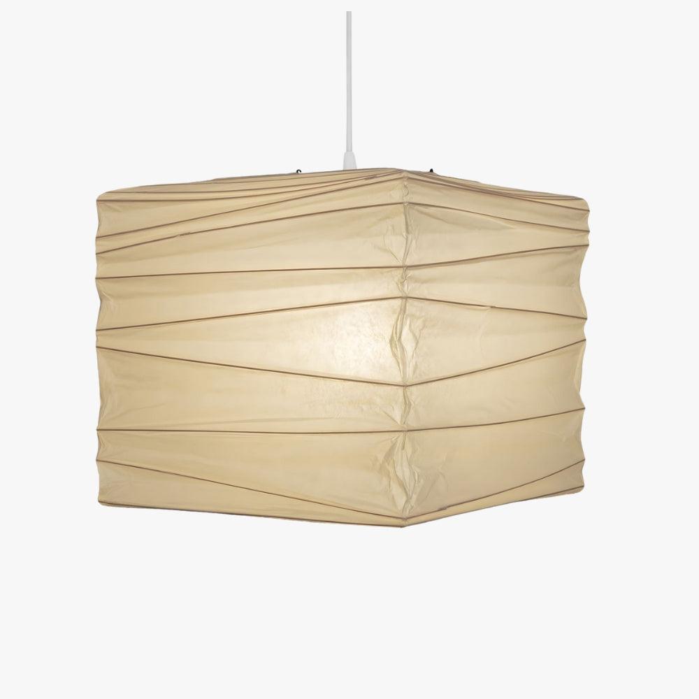 Cubra Cube Paper Pendant Light — White