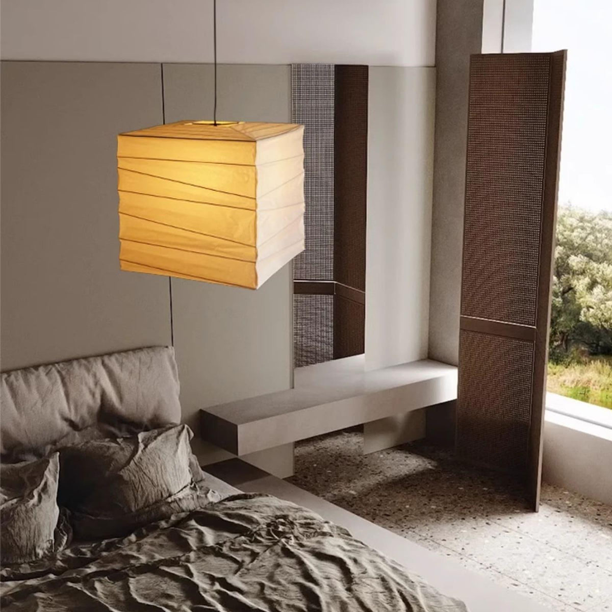 Cubra Cube Paper Pendant Light — product detail 4