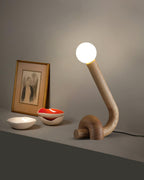 Curled Table Lamp — product and interior detail 3