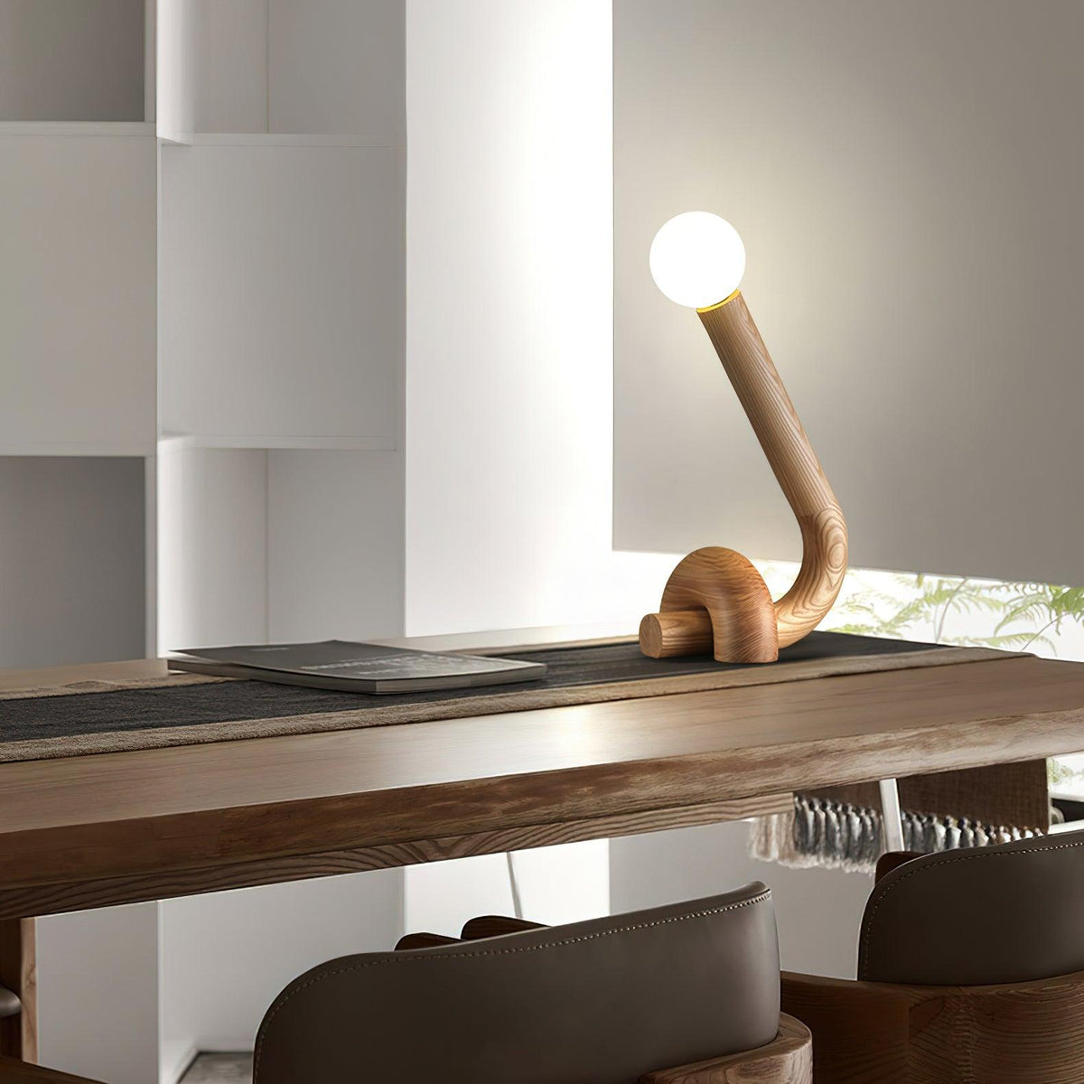 Curled Table Lamp — product and interior detail 7