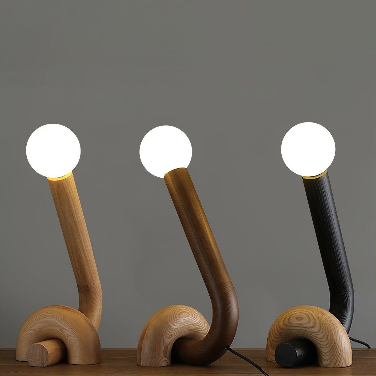 Curled Table Lamp — product and interior detail 13