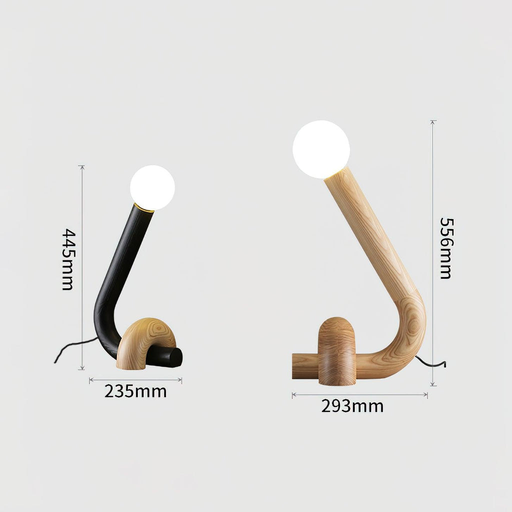Curled Table Lamp — product and interior detail 16