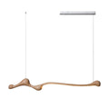 Curva Sculptural Wood LED Pendant Light - product view 20