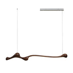 Curva Sculptural Wood LED Pendant Light - product view 22