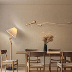 Curva Sculptural Wood LED Pendant Light - product view 25