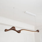Curva Sculptural Wood LED Pendant Light - product view 34