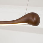 Curva Sculptural Wood LED Pendant Light - product view 39