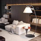 Curvature Floor Lamp with Side Table - product view 2