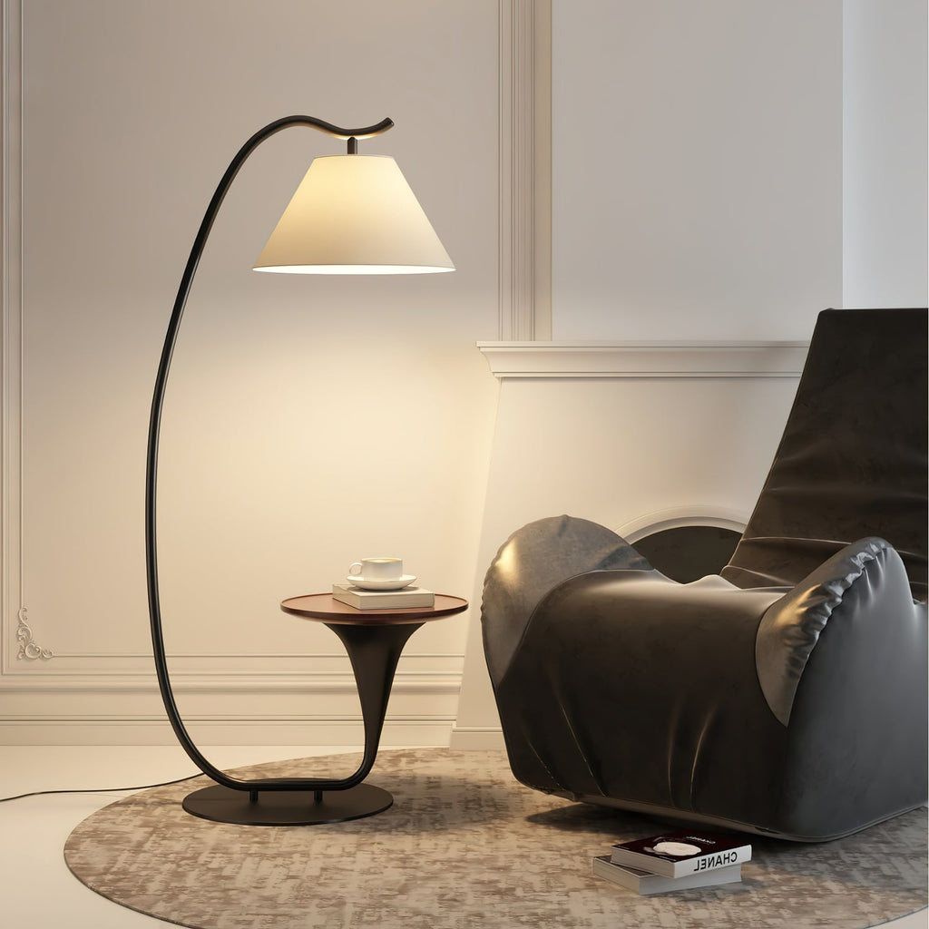 Curvature Floor Lamp with Side Table - product view 21