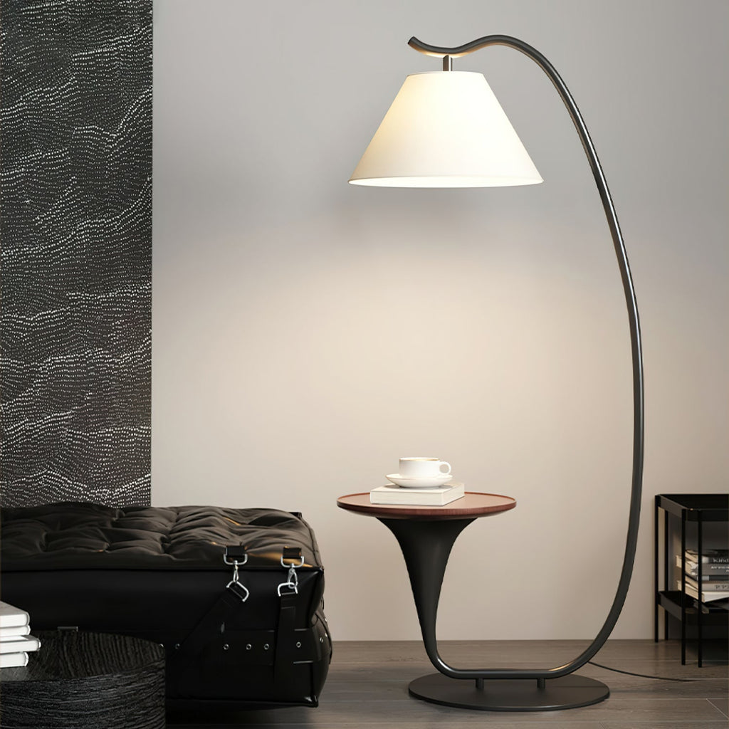 Curvature Floor Lamp with Side Table - product view 28