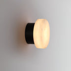 Cylindrical Alabaster LED Wall Light – wall sconce product view 2