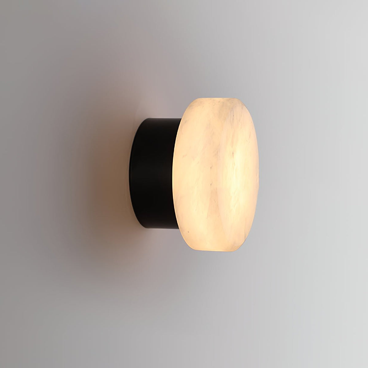 Cylindrical Alabaster LED Wall Light – wall sconce product view 2