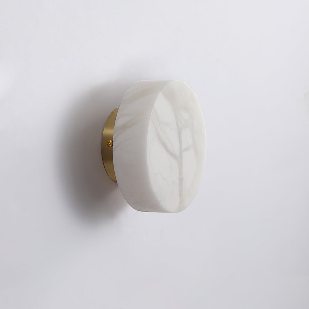 Cylindrical Alabaster LED Wall Light – wall sconce product view 3