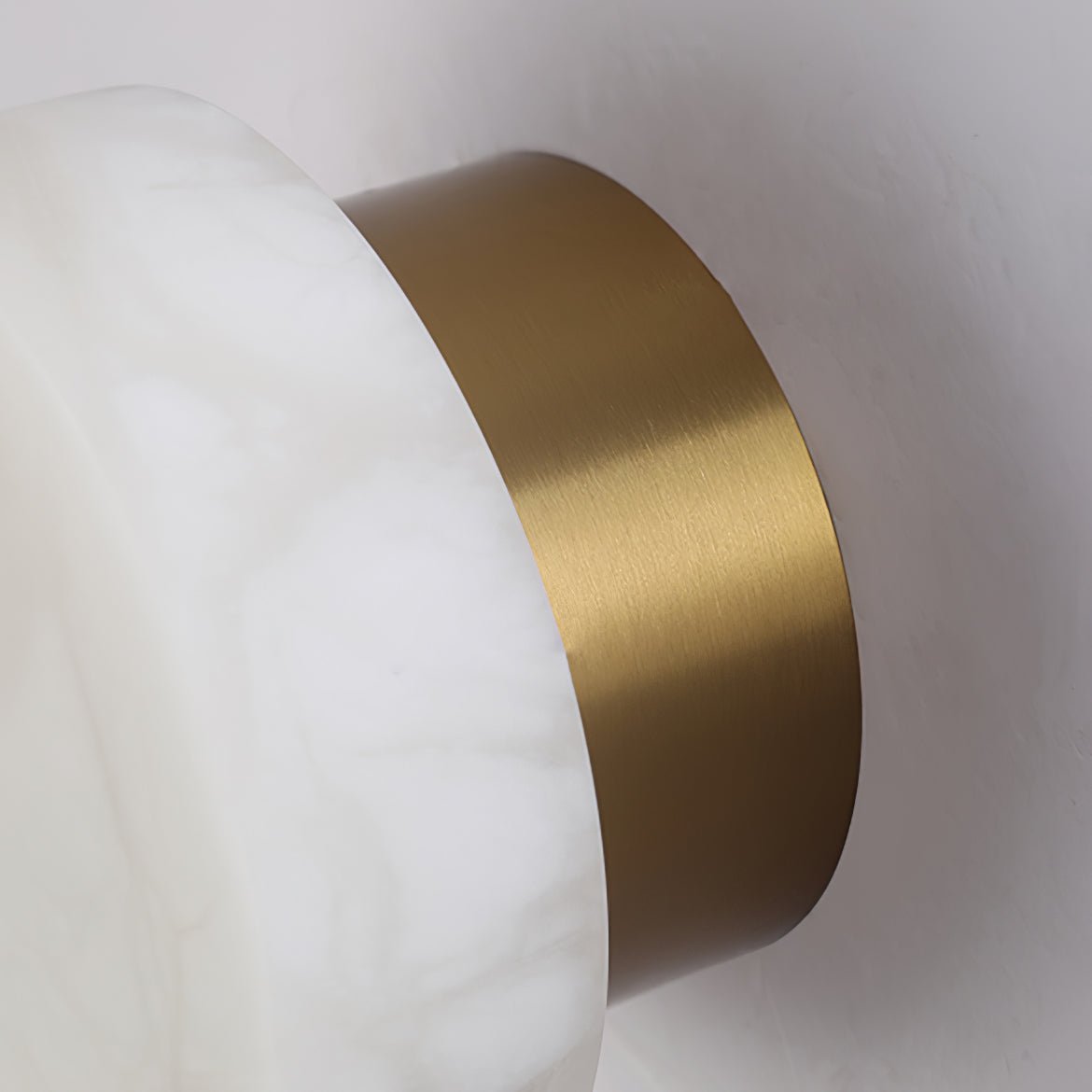 Cylindrical Alabaster LED Wall Light – wall sconce product view 5
