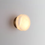 Cylindrical Alabaster LED Wall Light – wall sconce product view 6