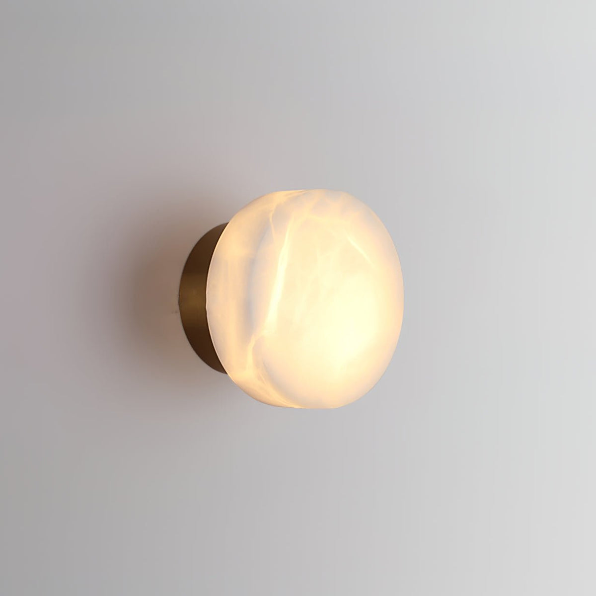 Cylindrical Alabaster LED Wall Light – wall sconce product view 6