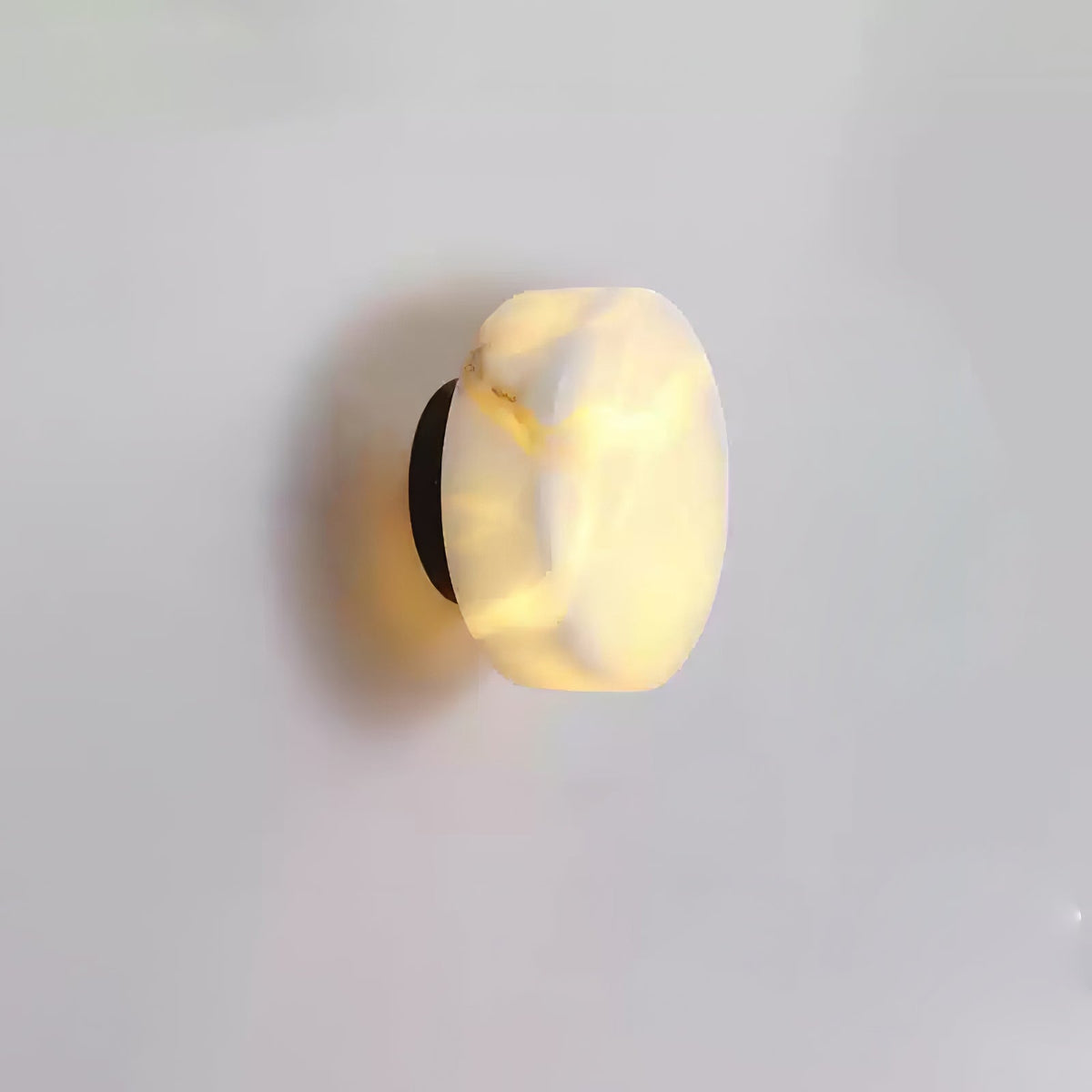 Cylindrical Alabaster LED Wall Light – wall sconce product view 25