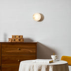 Cylindrical Alabaster LED Wall Light – wall sconce product view 27