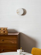 Cylindrical Alabaster LED Wall Light – wall sconce product view 30