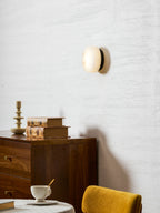 Cylindrical Alabaster LED Wall Light – wall sconce product view 32