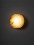 Cylindrical Alabaster LED Wall Light – wall sconce product view 37