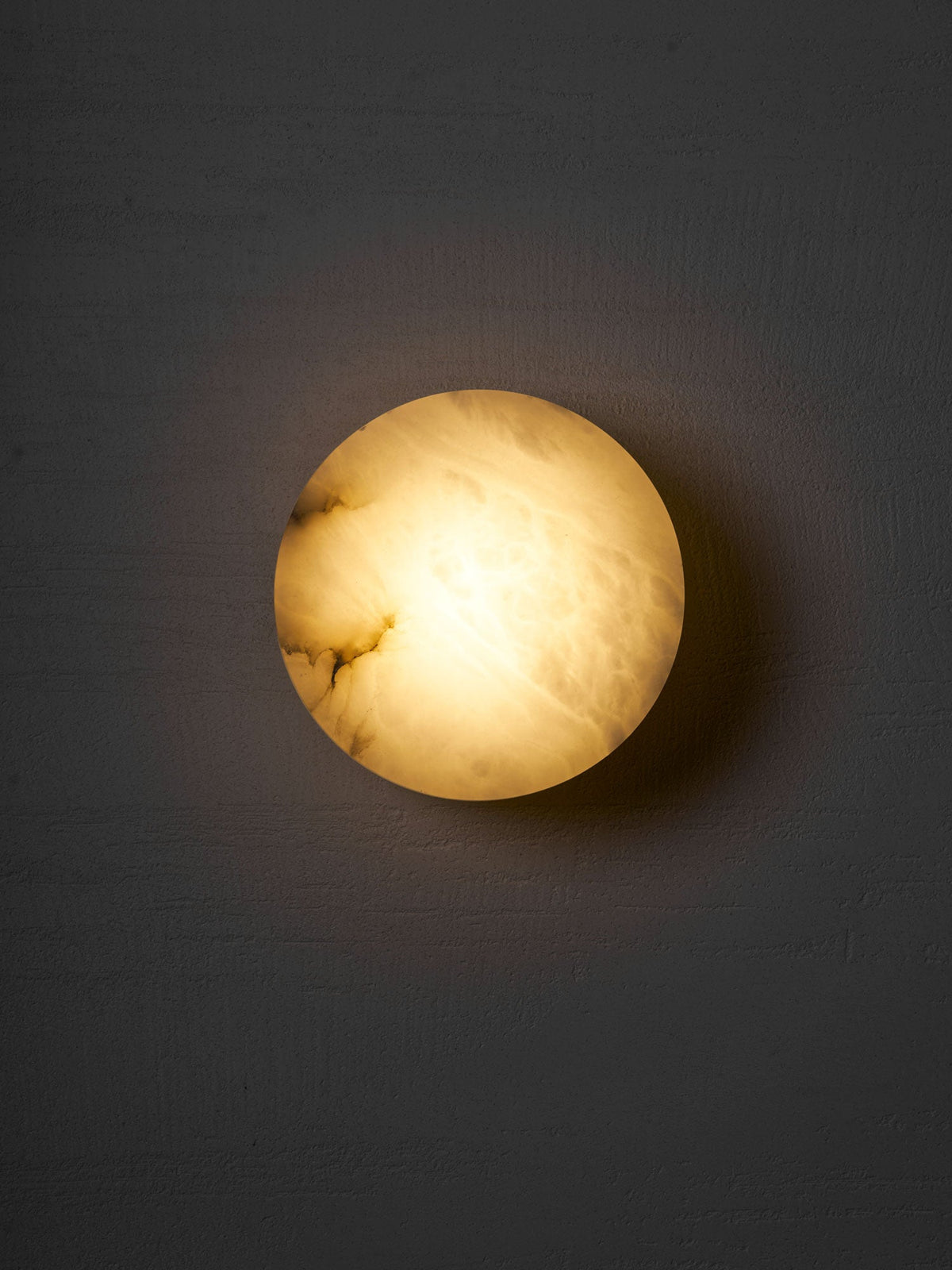 Cylindrical Alabaster LED Wall Light – wall sconce product view 37