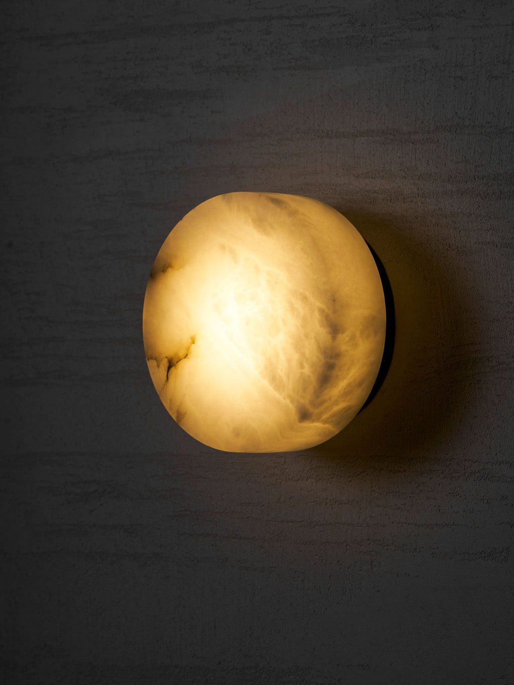 Cylindrical Alabaster LED Wall Light – wall sconce product view 38