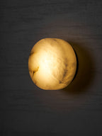 Cylindrical Alabaster LED Wall Light – wall sconce product view 38