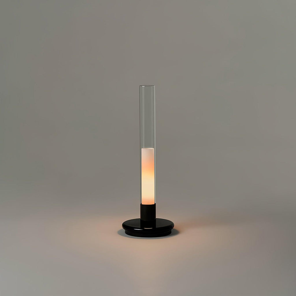 Cyrin Acrylic Column Rechargeable Lamp — finish, form and interior detail 7