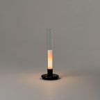 Cyrin Acrylic Column Rechargeable Lamp — finish, form and interior detail 7