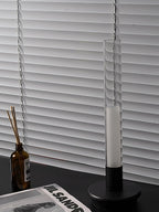 Cyrin Acrylic Column Rechargeable Lamp — finish, form and interior detail 19