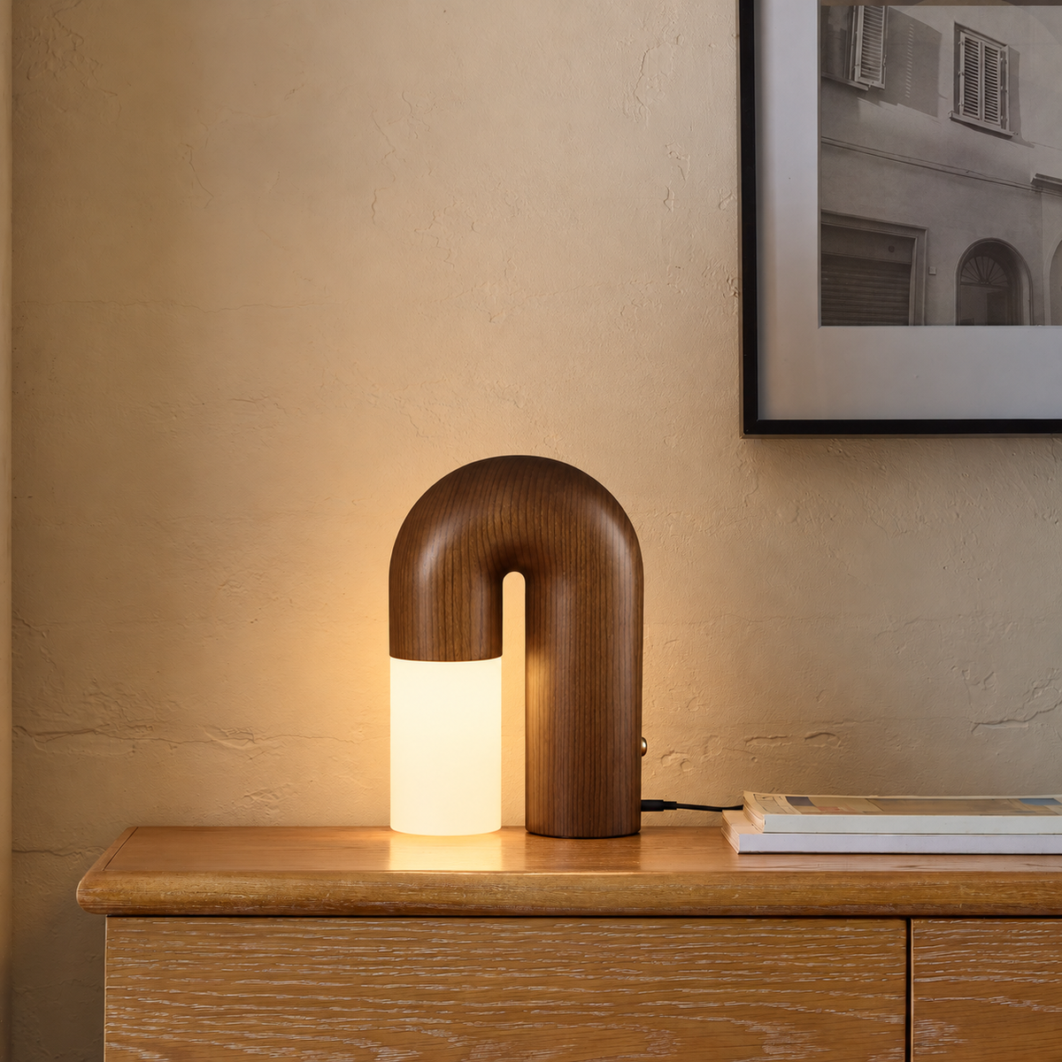 U Shaped Door Table Lamp