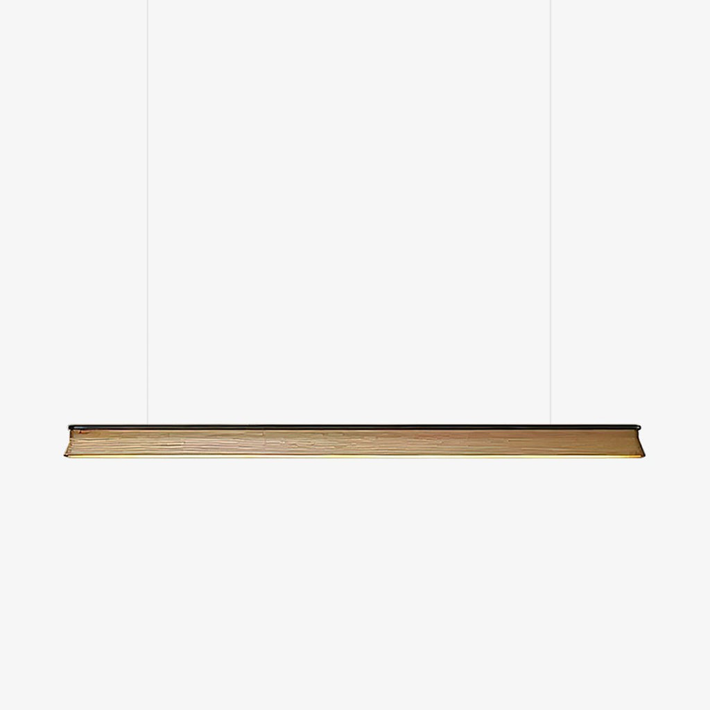 Danqiu Linear Wood LED Chandelier - product view 1