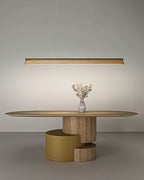 Danqiu Linear Wood LED Chandelier - product view 2
