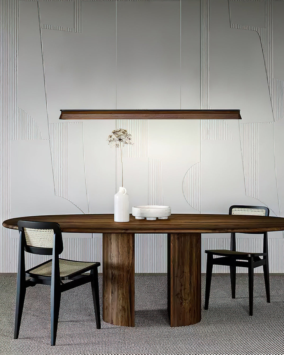Danqiu Linear Wood LED Chandelier - product view 7