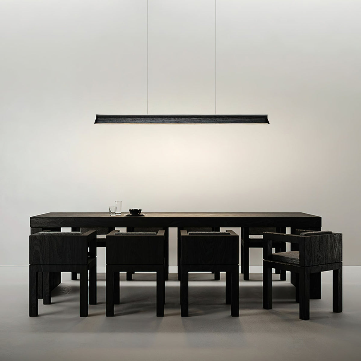 Danqiu Linear Wood LED Chandelier - product view 9