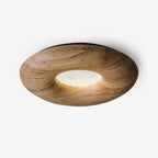 Donut Wood Ceiling Light — product view
