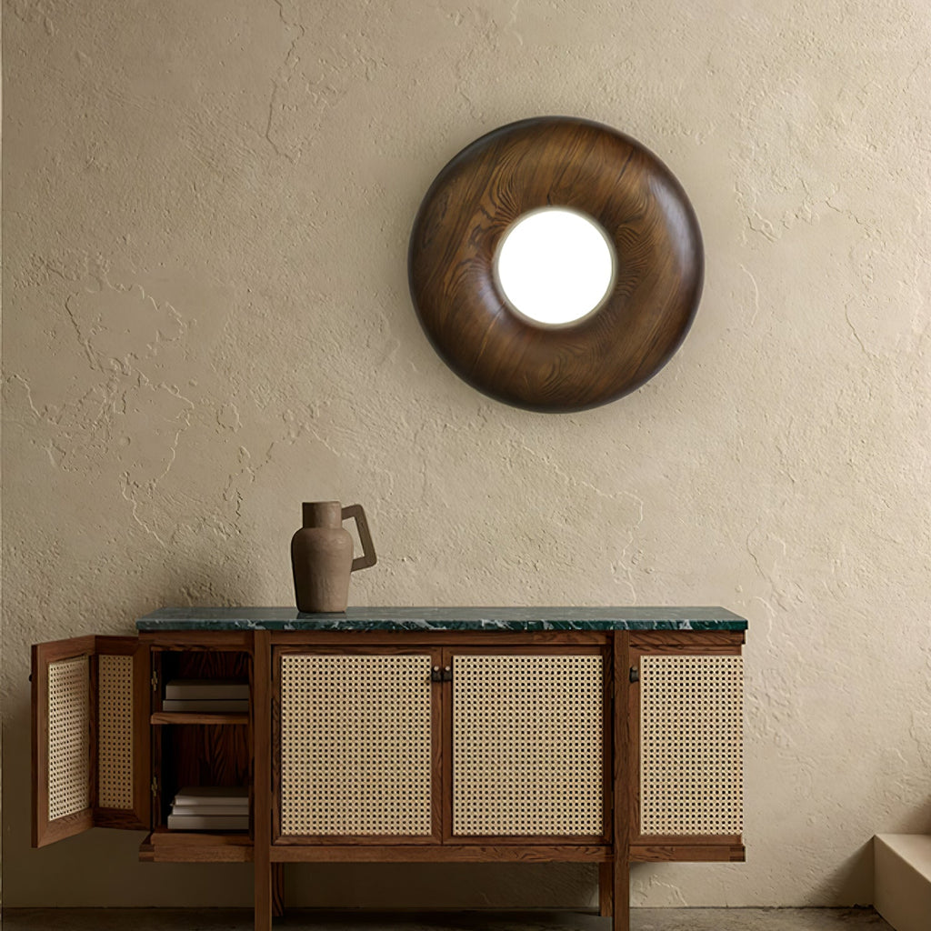 Donut Wood Ceiling Light — product and interior detail 17