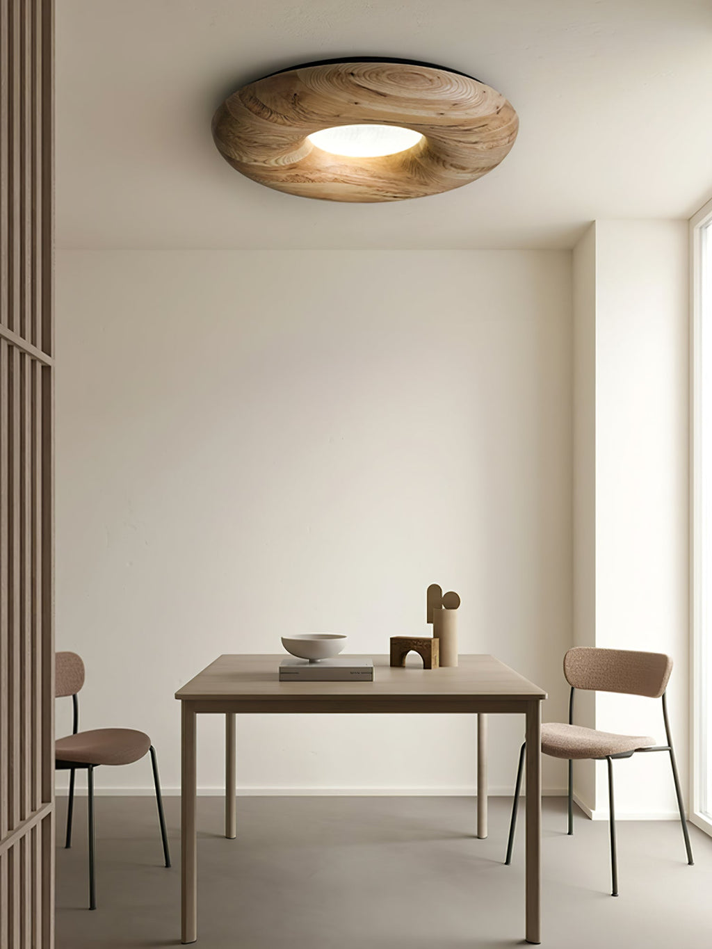 Donut Wood Ceiling Light — product and interior detail 18