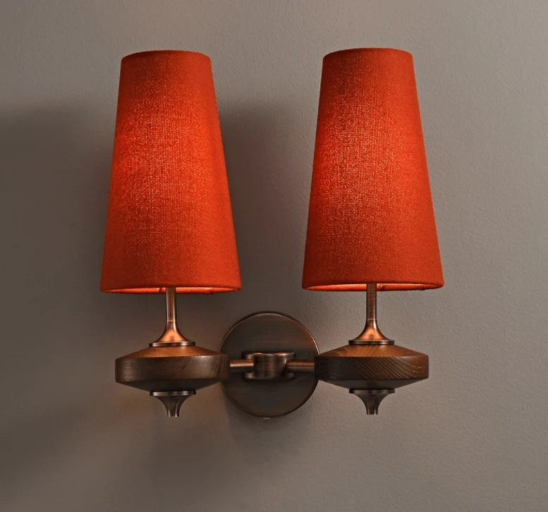 Hour Rho Twin Wall Light
