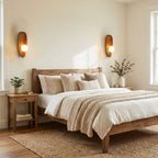 Eivor Wood and Glass Wall Sconce — design detail 3